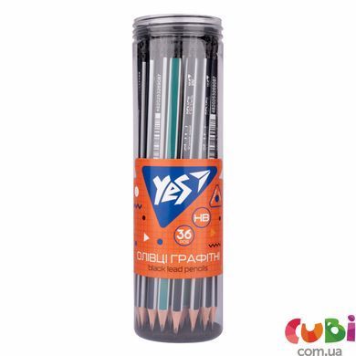 Карандаш YES графитный треугольный с резинкой "Stripes", (280593)