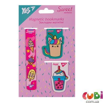 Закладки магнітні Yes Sweet Cream 3 шт