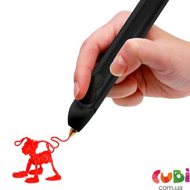 3D-ручка 3Doodler Create PLUS для проф. использования - ЧЕРНАЯ (75 cтержней, аксессуары), Черный