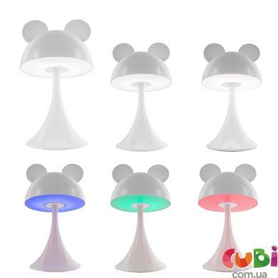 Світильник-нічник LED з акумулятором Kite Simple Mouse K25-317-2-1, білий