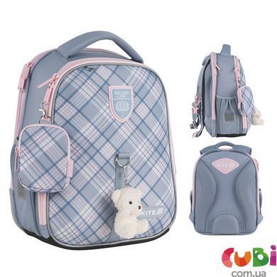 Шкільний набір Kite Education College Line для дівчат SET_K25-555S-6 (рюкзак, пенал, сумка), комбінований