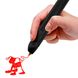 3D-ручка 3Doodler Create PLUS для проф. викор. - ЧОРНА (75 стрижнів, аксес.), Черный