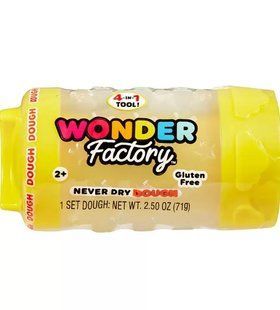 Маса для ліплення, що не засихає, WONDER FACTORY &ndash; СВІТ КОЛЬОРУ ТА ФОРМИ (в асорт., в дисп.)