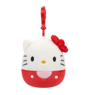 Мʼяка іграшка на кліпсі SQUISHMALLOWS серії Хелоу Кітті - ХЕЛЛО КІТТІ (9 см)