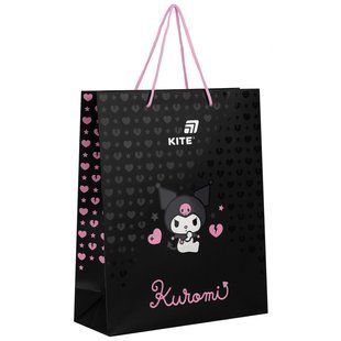 Пакет паперовий подарунковий Kite Kuromi (HK26-266-2), 26х32 см