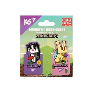 Закладки магнитные YES "Minecraft.Spring", вырубка, 2 шт (708446)