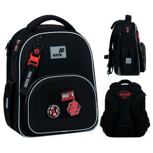 Рюкзак Kite Education каркасный 556 Break the Rules (K26-556M-5), Чорний