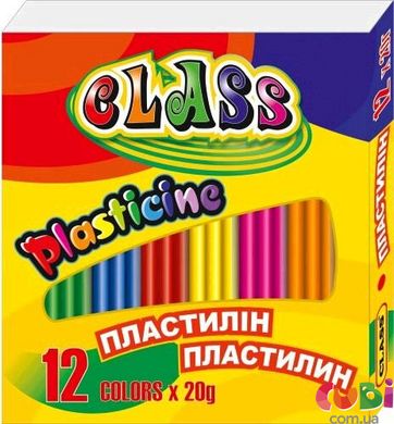 Пластилин CLASS 12 цветов (7624)