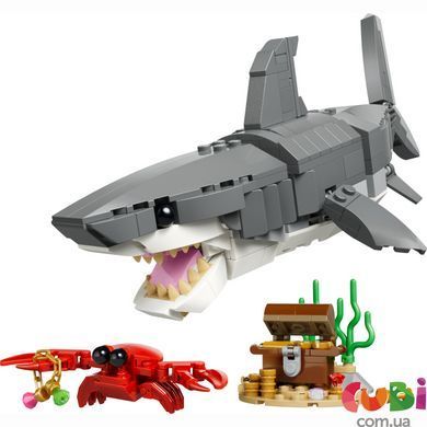 Конструктор Lego Creator Лютая акула со сундуком сокровищ (31381)
