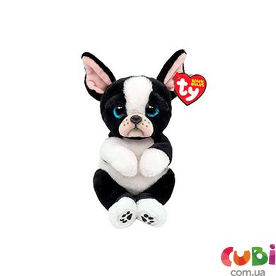 Дитяча іграшка м’яконабивна TY BEANIE BELLIES 41054 Чорно-білий песик TINK