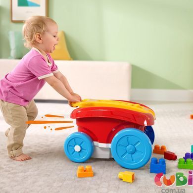 Игровая тележка для сборки кубиков Mega Bloks (JFR30)