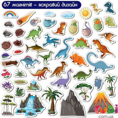 Magnetic game Мир динозавров ML4032-04 EN