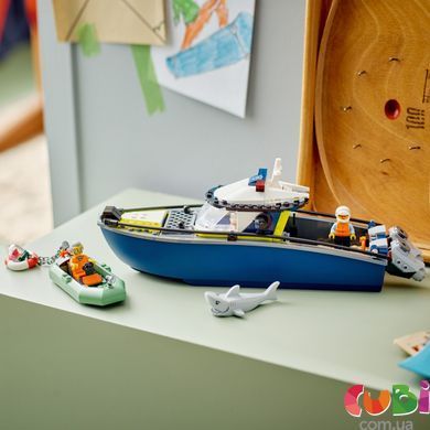 Конструктор LEGO Переслідування на поліцейському катері, 60456, комбінований