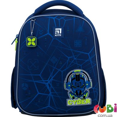 Рюкзак школьный каркасный Kite Education Cyber K22-555S-5, Синій
