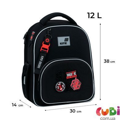 Рюкзак Kite Education каркасний 556 Break the Rules (K26-556M-5), Чорний