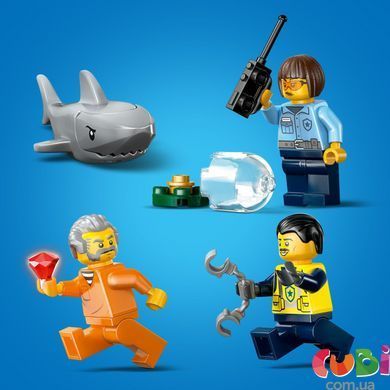 Конструктор LEGO Переслідування на поліцейському катері, 60456, комбінований