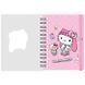 Блокнот на спіралі Kite Hello Kitty HK25-229-1, A6, 80 аркушів, клітинка