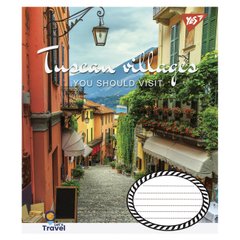 Зошит для записів А5/60 клітинка, YES Tuscan villages. (766066)