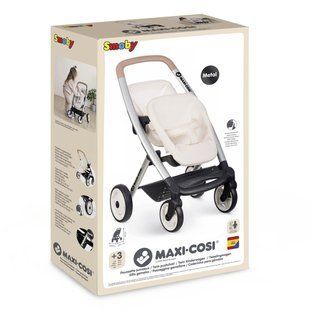Коляска для ляльок-двійнят Maxi-CosiАйворі, 54х38,5х64 см, 3+ (7600253222)