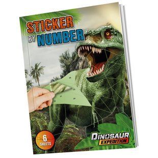 Стикербук по номерам, 961030 Dinosaur Expedition