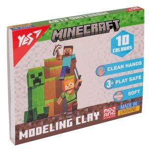 Пластилин Yes Minecraft 10 цветов 200 г