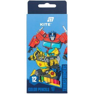 Карандаши цветные Kite Transformers (TF26-051), 12 шт.