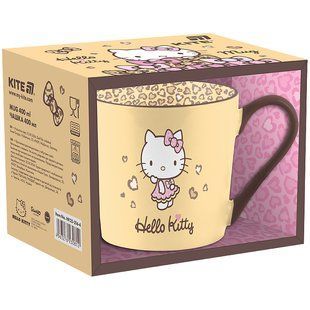 Чашка Kite Hello Kitty HK25-216-4, 400 мл, розовая с рисунком