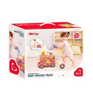 Іграшка Bibi-inn Ходунки-Потяг 3 в 1 з паром та звуковими ефектами (6063)