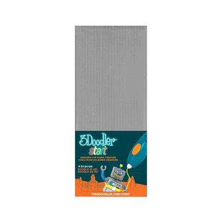 Набір стрижнів для 3D-ручки 3Doodler Start Сірий (3DS-ECO08-GREY-24)