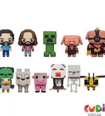 Игровая фигурка на клипсе MONOGRAM серии "Minecraft в кино" S1 (в асс.), комбинированый