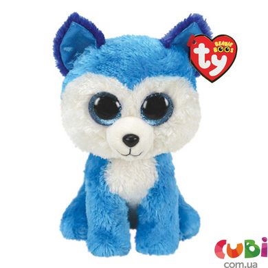 Дитяча іграшка м’яконабивна TY Beanie Boo s 36474 Блакитний хаскі PRINCE 25см