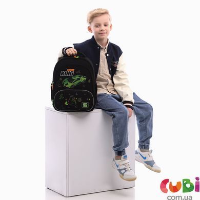 Рюкзак GoPack Education каркасный 597M-5 Raising King, комбинированый