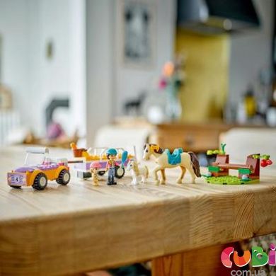 Конструктор детский Lego Прицеп для лошади и пони (42634)
