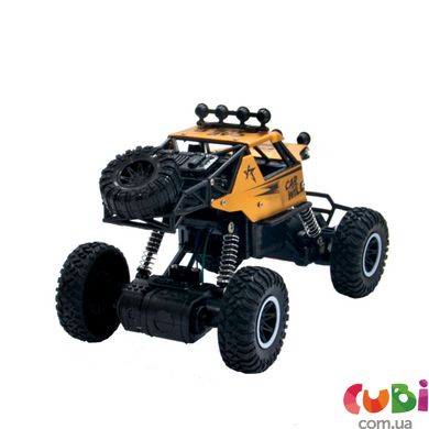 Автомобиль OFF-ROAD CRAWLER на р/у – CAR VS WILD (золотой, аккум. 3,6V, метал. корпус, 1:20)