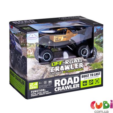 Автомобіль OFF-ROAD CRAWLER з р/к - CAR VS WILD (золотий, акум. 3,6V, метал. корпус, 1:20)