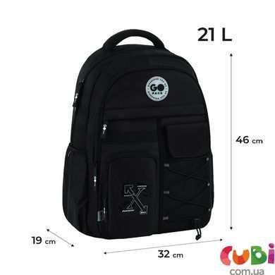 Рюкзак GoPack Education Teens 184 чорний (GO26-184L-3)