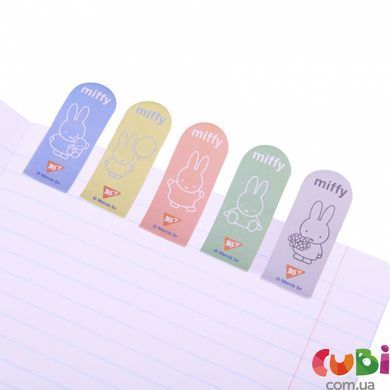 Індекси паперові Yes "Miffy", 55х22мм, 100 шт (5x20) (170440)