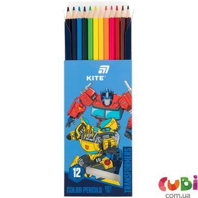 Карандаши цветные Kite Transformers (TF26-051), 12 шт.