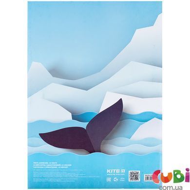 Картон белый Kite односторонний Kite А4 (10листов), папка, Kite (K24-1254)