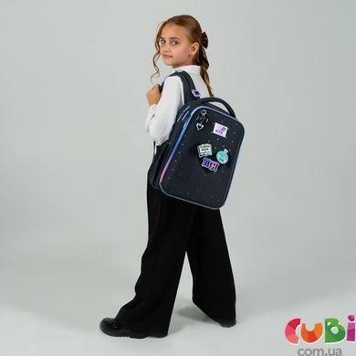 Рюкзак шкільний каркасний Kite Education Monster High (MH26-531M), Чорний