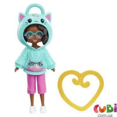 Мини-кукла в худи Polly Pocket (ассортимент) (HKV98), комбинированый