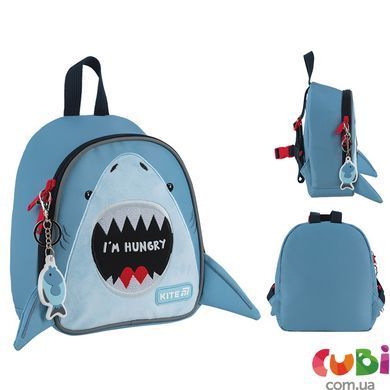 Дитячий рюкзак Kite Kids Hungry Shark K25-538XXS, комбінований