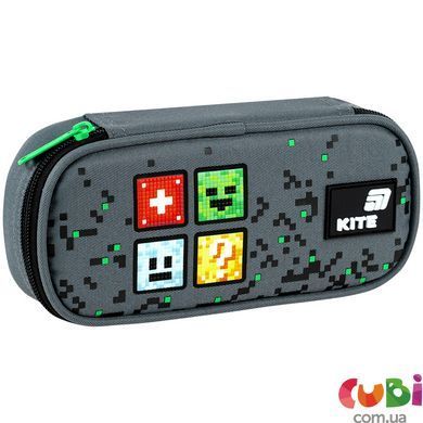 Пенал Kite 662 Pixel (K26-662-22), сірий