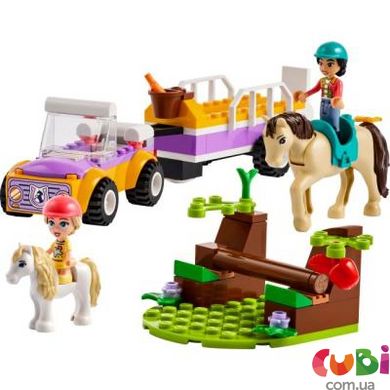 Конструктор дитячий Lego Причіп для коня й поні (42634)