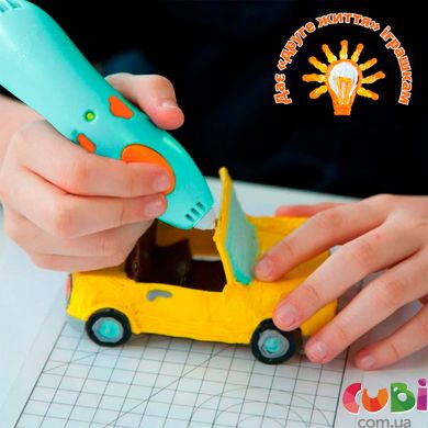 3D-ручка 3Doodler Start Plus для дитячої творчості базовий набір - КРЕАТИВ (72 стрижні)