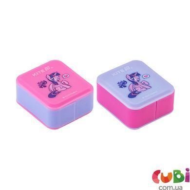 Точилка з контейнером прямокутна Kite My Little Pony (LP26-116), фіолетовий; рожевий