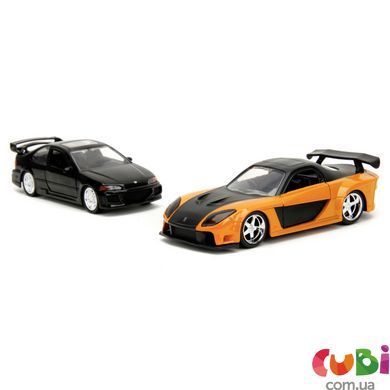 Набор машинок металлических Jada Форсаж Mazda РХ-7 и Хонда Цивик EJ1, 2 шт, масш. 1:32 (253202011)