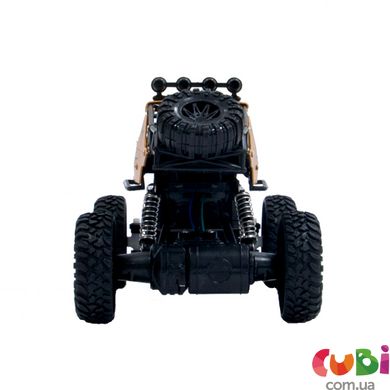 Автомобиль OFF-ROAD CRAWLER на р/у – CAR VS WILD (золотой, аккум. 3,6V, метал. корпус, 1:20)