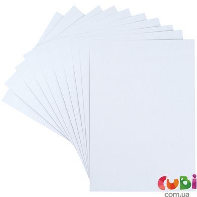 Картон белый Kite односторонний Kite А4 (10листов), папка, Kite (K24-1254)