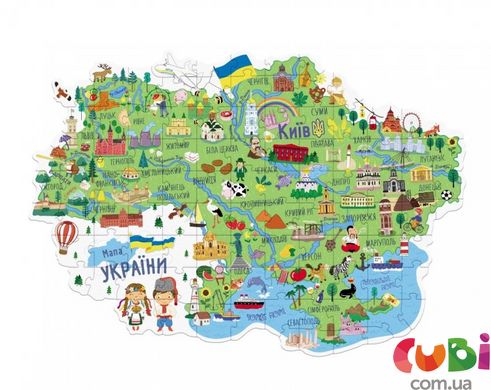 Пазл «Мапа України» 100 ел. (300267)